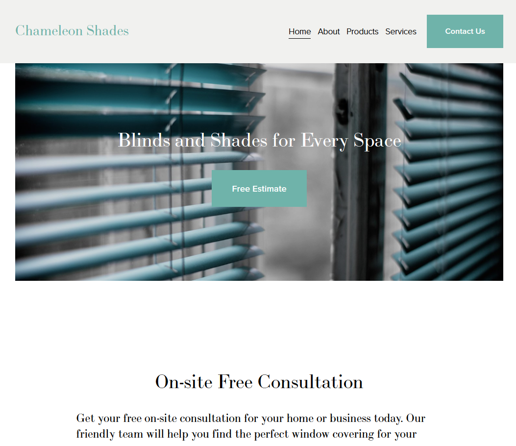 An image of the Chameleon Shades project.